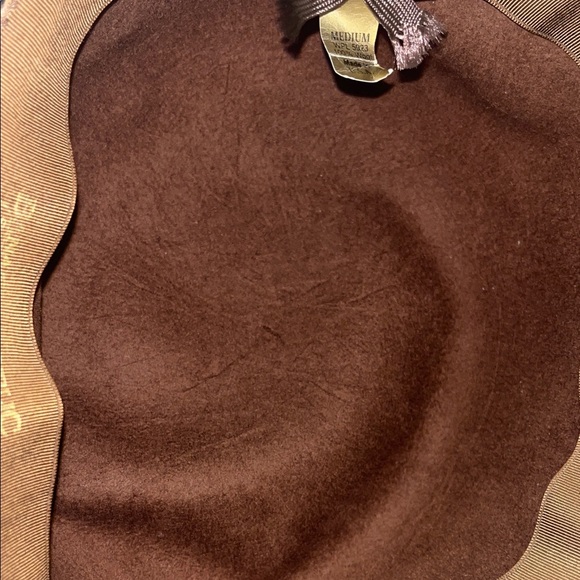 Banana Republic Chestnut 100% Wool Bolo hat with ribbon main image 8